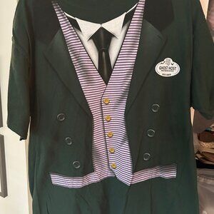 Disney Parks Ghost Host Uniform Haunted Mansion T Shirt - Adult XL